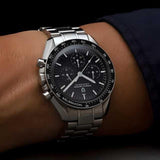 BD Men Silver Stainless Steel Strap Watch - PD-1701 Speedmaster Moonwatch Men's 40mm Seiko VK63 Chronograph Quartz Watch Sapphire Crystal 100m Waterproof Luminous Watch